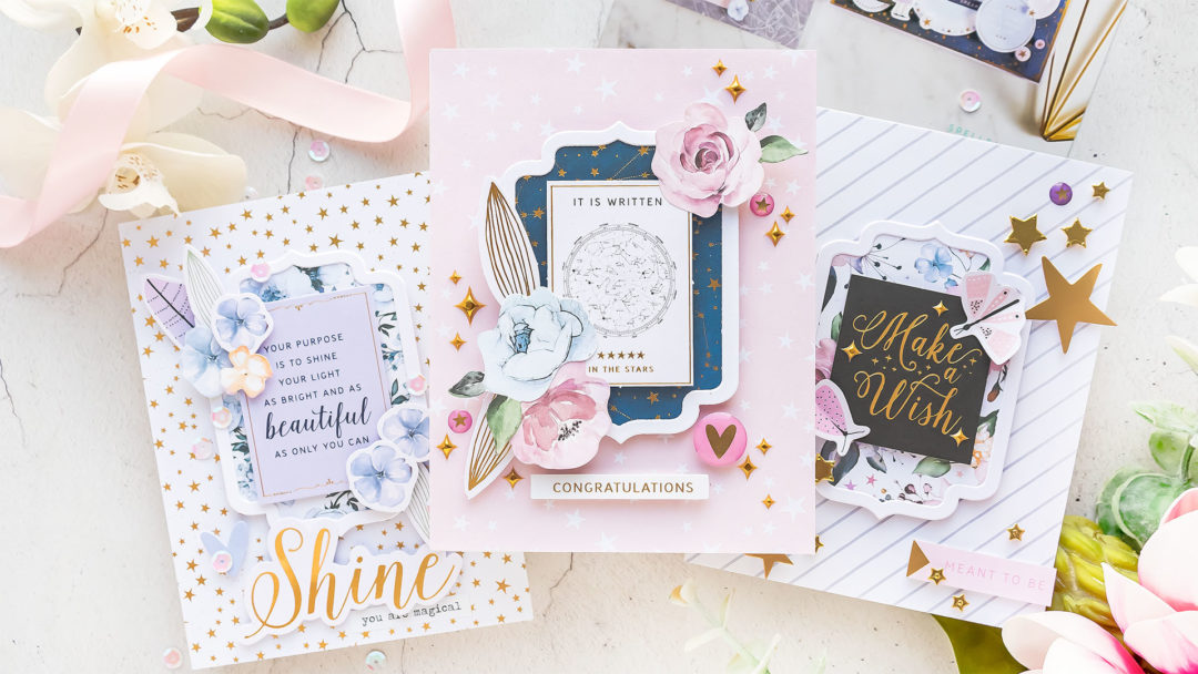 Spellbinders | 1 Kit - 5 Cards - October'21 Card Kit of the Month