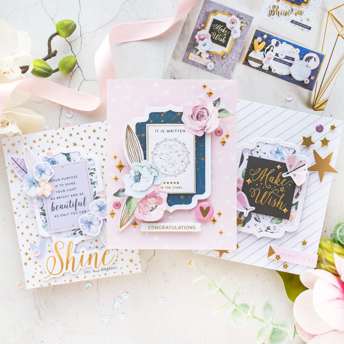 Spellbinders | 1 Kit - 5 Cards - October'21 Card Kit of the Month 