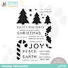 Cz Design Clear Stamps Holiday Silhouettes