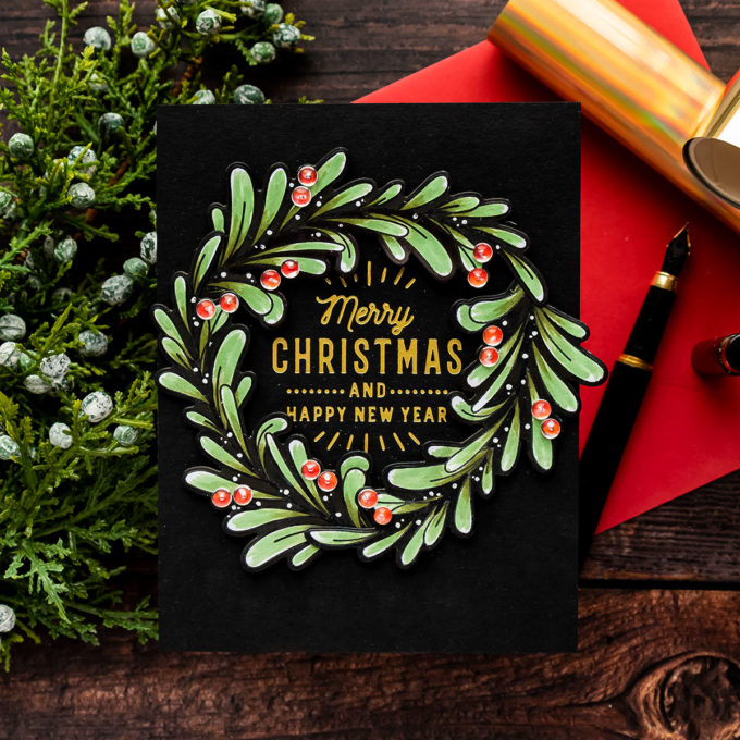 Simon Says Stamp | DIY Christmas Wreath with Holiday Sprigs 