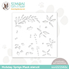 Simon Says Stamp Stencils Holiday Sprigs Mask