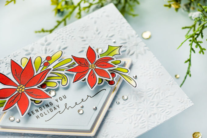 Simon Says Stamp | Snowflake Visions Embossed Card