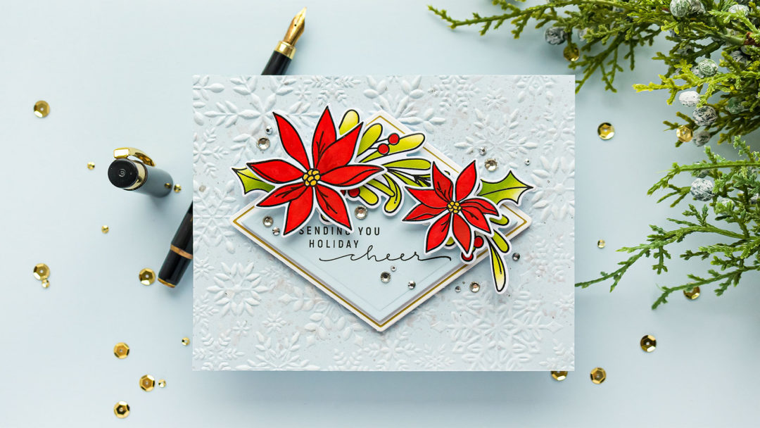 Simon Says Stamp | Snowflake Visions Embossed Card