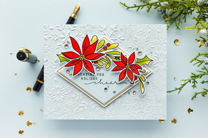 Simon Says Stamp | Snowflake Visions Embossed Card