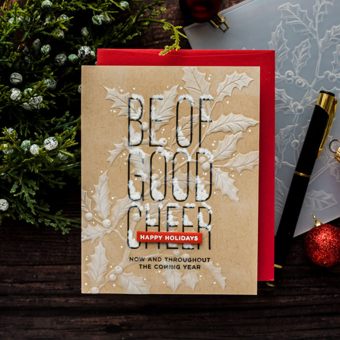 Simon Says Stamp | Handmade Holidays Release - Good Cheer Card. Blog Hop + Giveaway