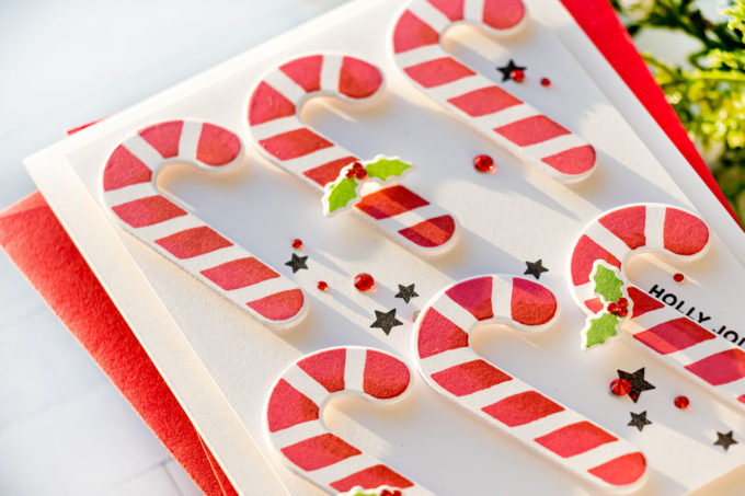 Simon Says Stamp | Holiday Candy Canes with CZ Holiday Silhouettes