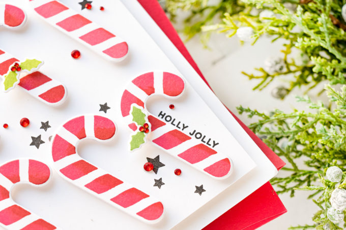 Simon Says Stamp | Holiday Candy Canes with CZ Holiday Silhouettes