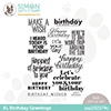 Simon Says Clear Stamps Xl Birthday Greetings