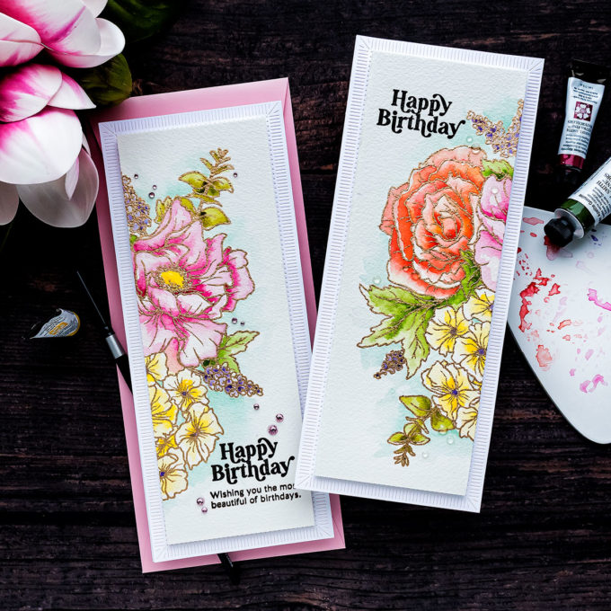 Simon Says Stamp | Beautiful Bouquet Birthday Cards