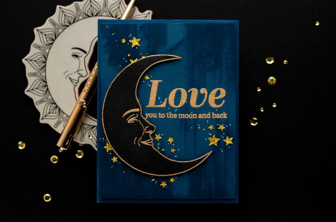 Simon Says Stamp | Masculine Valentine's Day Card - To The Moon. Video