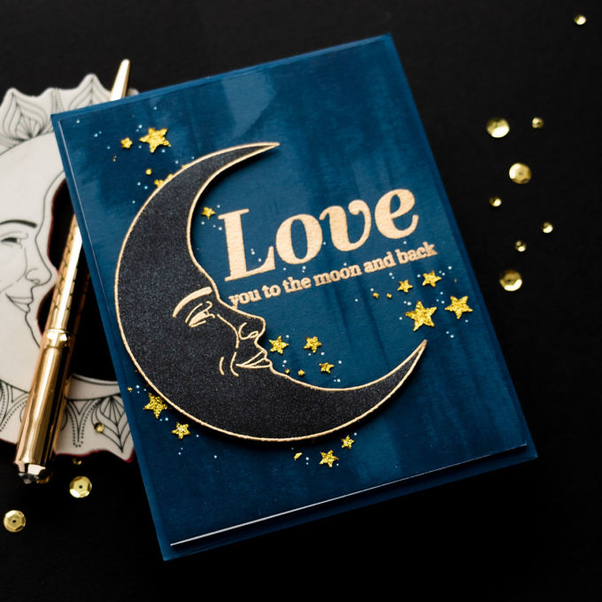 Simon Says Stamp | Masculine Valentine's Day Card - To The Moon. Video