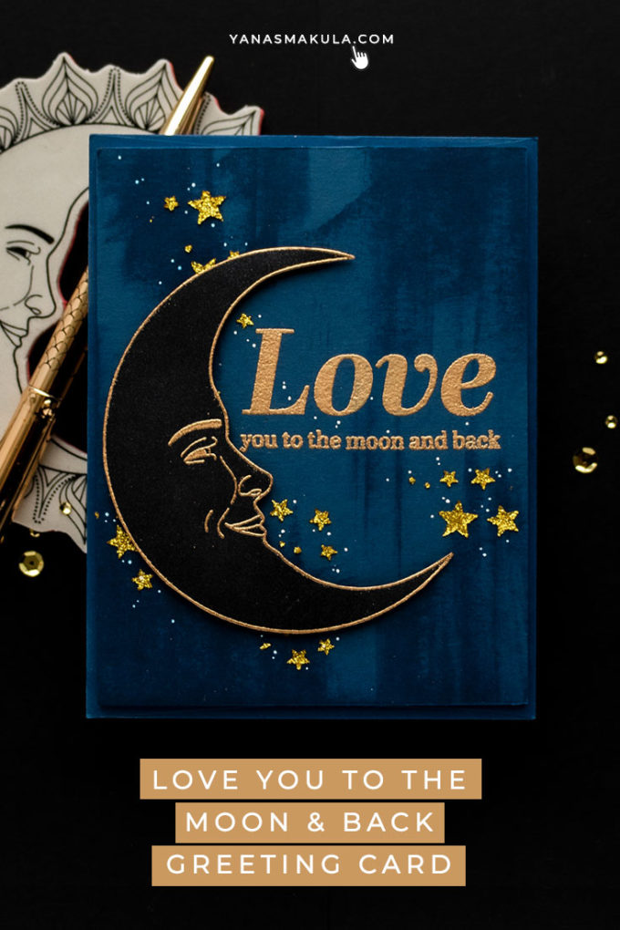 Simon Says Stamp | Masculine Valentine's Day Card - To The Moon. Video