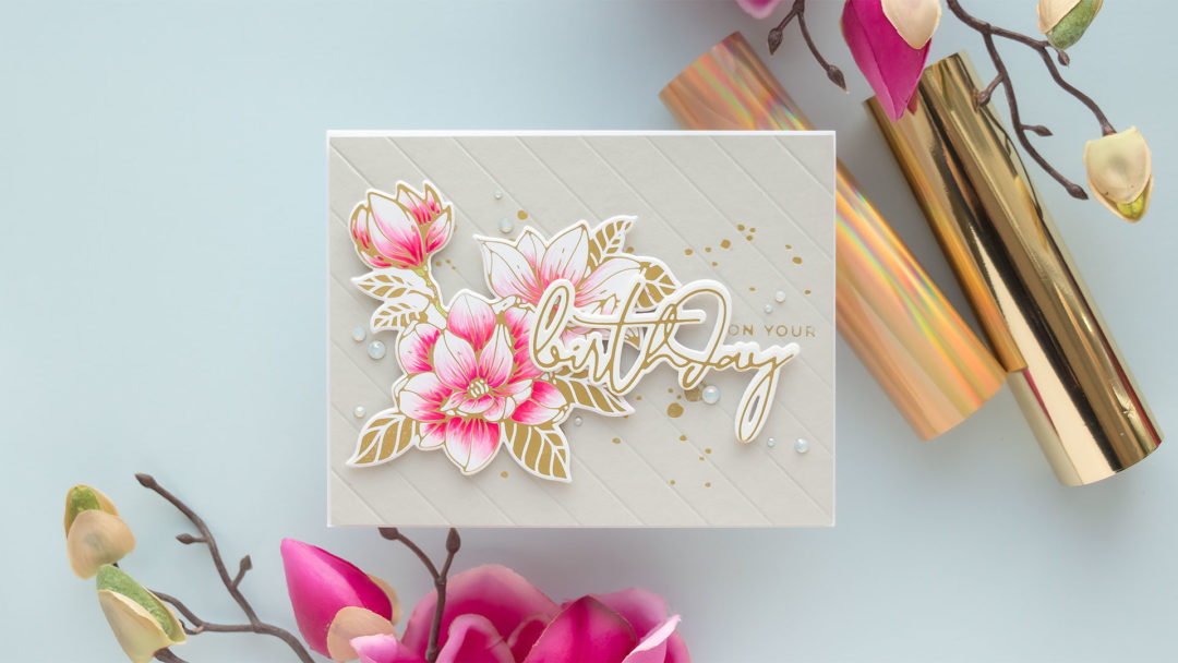 Spellbinders | Yana's Blooms - On Your Birthday Card. Video