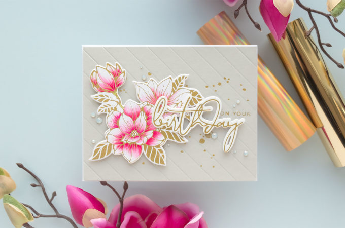 Spellbinders | Yana's Blooms - On Your Birthday Card. Video