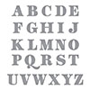 Be Bold Uppercase Alphabet Etched Dies