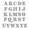 Spellbinders Be Bold Uppercase Alphabet Etched Dies