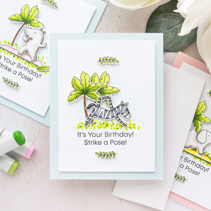 MFT Stamps | Zen Friends Birthday Cards. Video