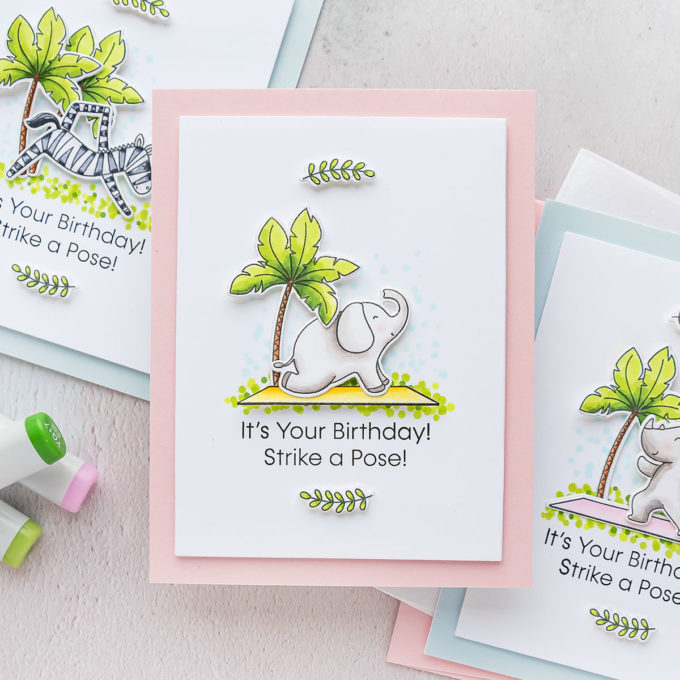 MFT Stamps | Zen Friends Birthday Cards. Video