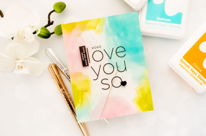 Simon Says Stamp | Clean Line XL - Love You So