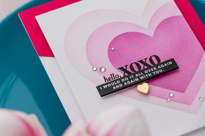 Simon Says Stamp | Ombre Ink Blended Hearts. Blog Hop + Giveaway