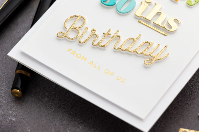 Spellbinders | Custom Sentiments Birthday Cards. Video