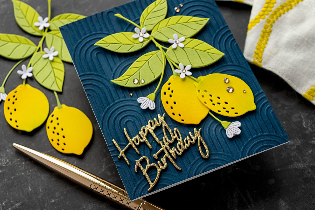 Spellbinders | Be Bold Collection - Lemon Birthday Card. Video