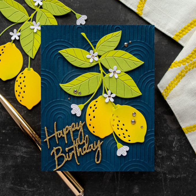 Spellbinders | Be Bold Collection - Lemon Birthday Card. Video