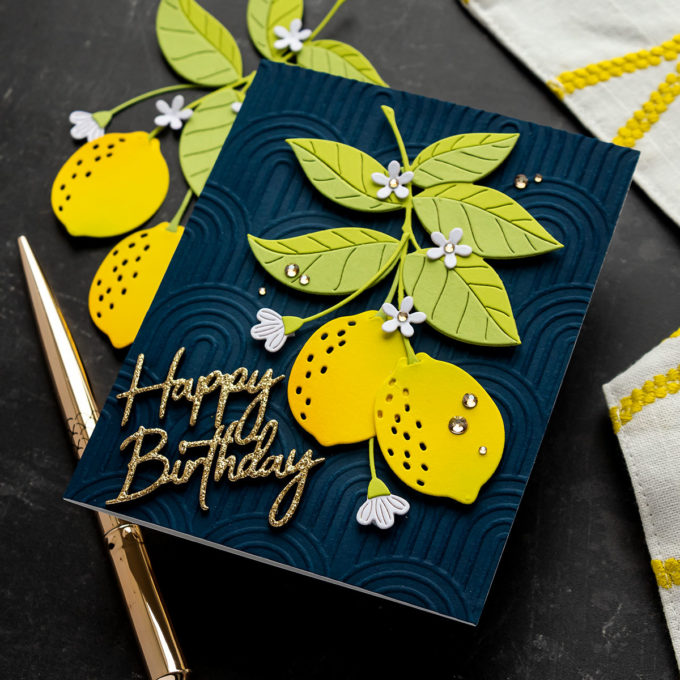 Spellbinders | Be Bold Collection - Lemon Birthday Card. Video