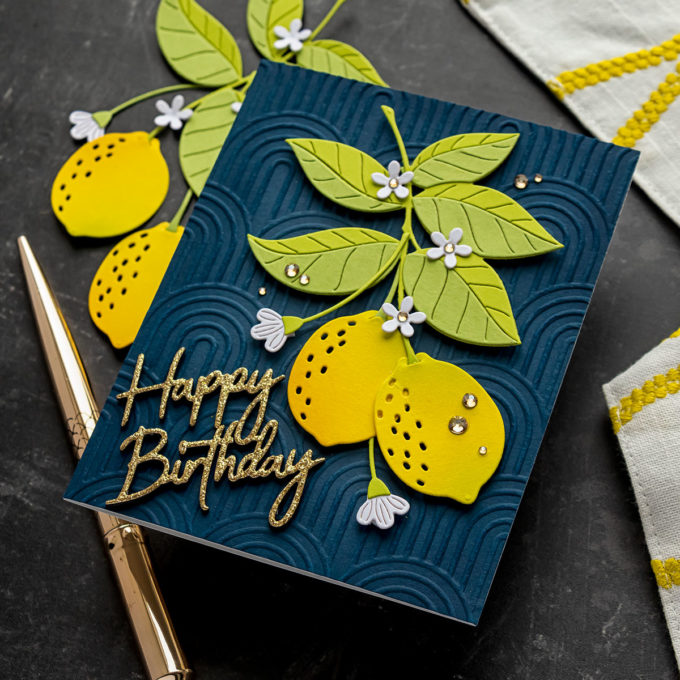 Spellbinders | Be Bold Collection - Lemon Birthday Card. Video