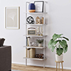 Nathan James Theo 5-Shelf Modern Bookcase