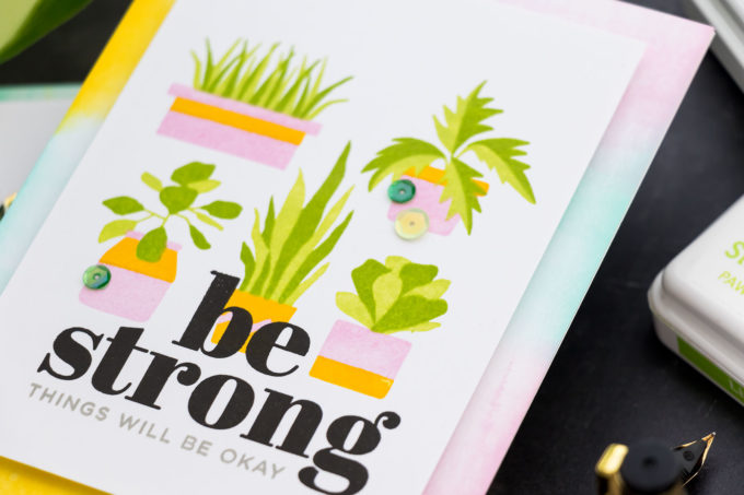 Simon Says Stamp | Printmaking Plants 2 Ways