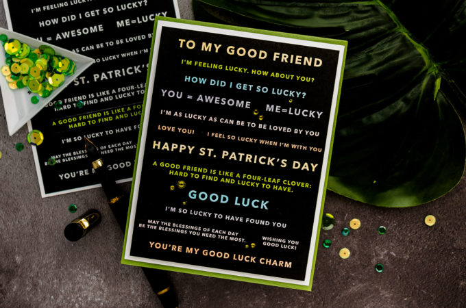 Simon Says Stamp | Simplistic Good Luck Card + Ways to Help
