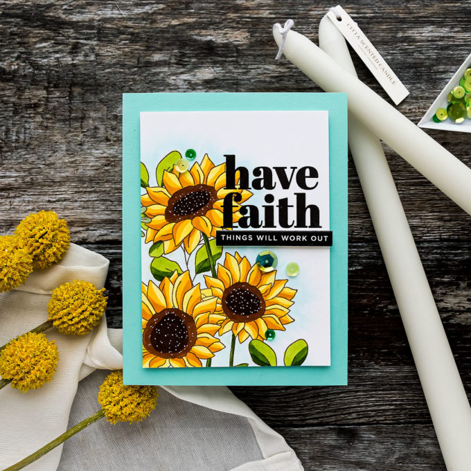 Simon Says Stamp | Sunflowers Blend Free Copic Coloring. Video