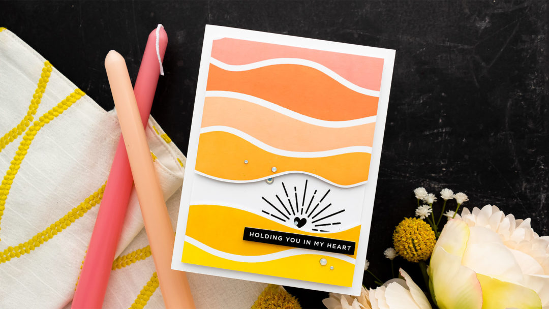 Simon Says Stamp | Waves Builder - Abstract Sunset