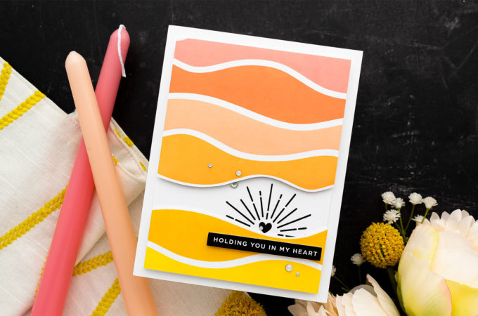 Simon Says Stamp | Waves Builder - Abstract Sunset