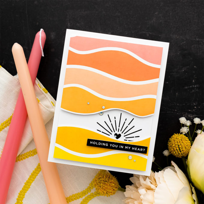 Simon Says Stamp | Waves Builder - Abstract Sunset