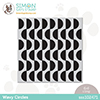 Simon Says Cling Stamps Wavy Circles