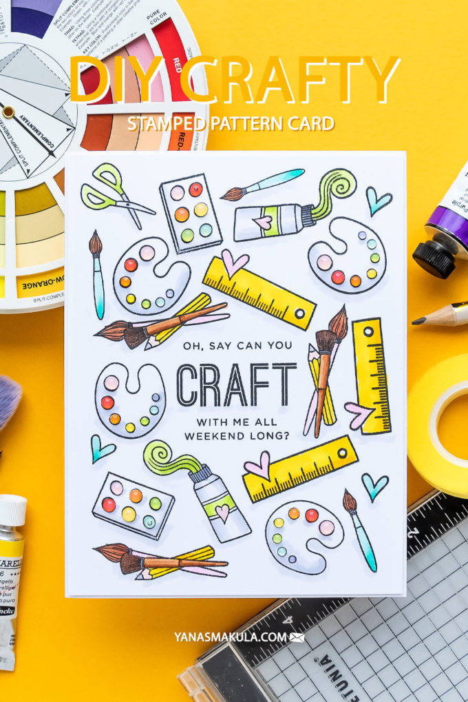 Simon Says Stamp | ​​Crafty Pattern Card. Video