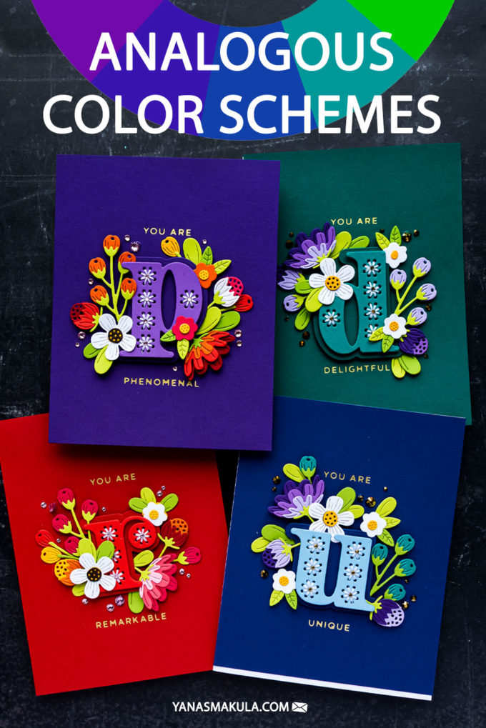 Analogous Color Scheme Cards. Video