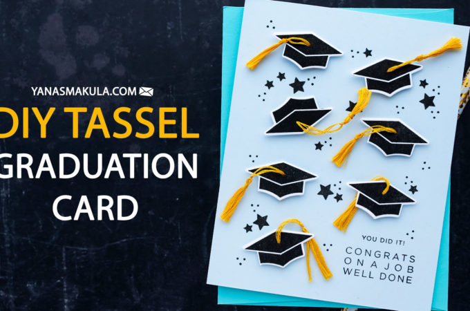 Simon Says Stamp | ​​Graduation Card with DIY Tassel. Video tutorial - GRAD PARTY Stamp Set CZ53