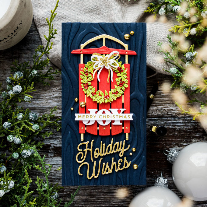 Spellbinders | Christmas Sled Cards. Video