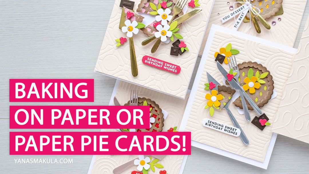 Baking on Paper or Paper Pies Cards. Video