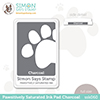 Simon Says Stamp Pawsitively Saturated Ink Pad Charcoal