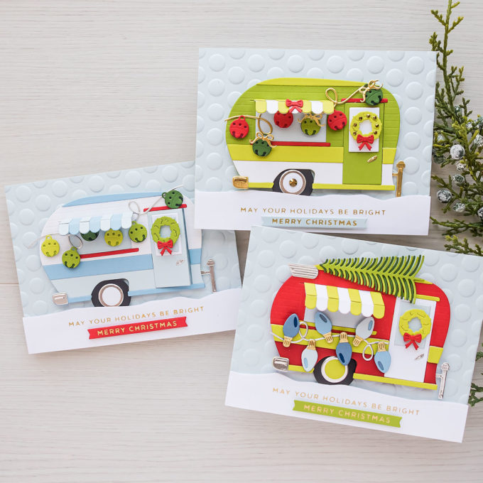 Spellbinders | Christmas Camper Cards. Video