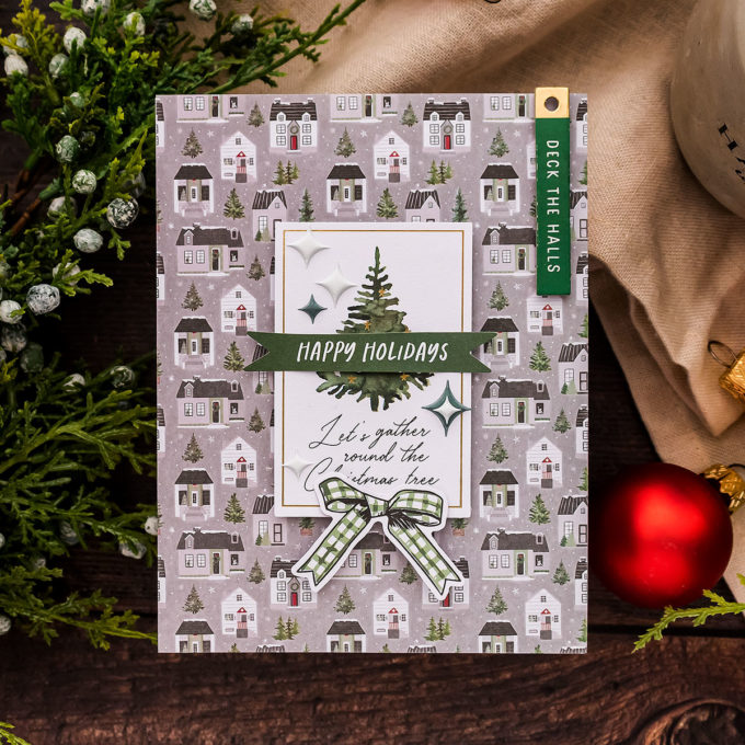 Spellbinders Limited Edition Christmas Card Kit - Santa Lane. Video - 10 Cards