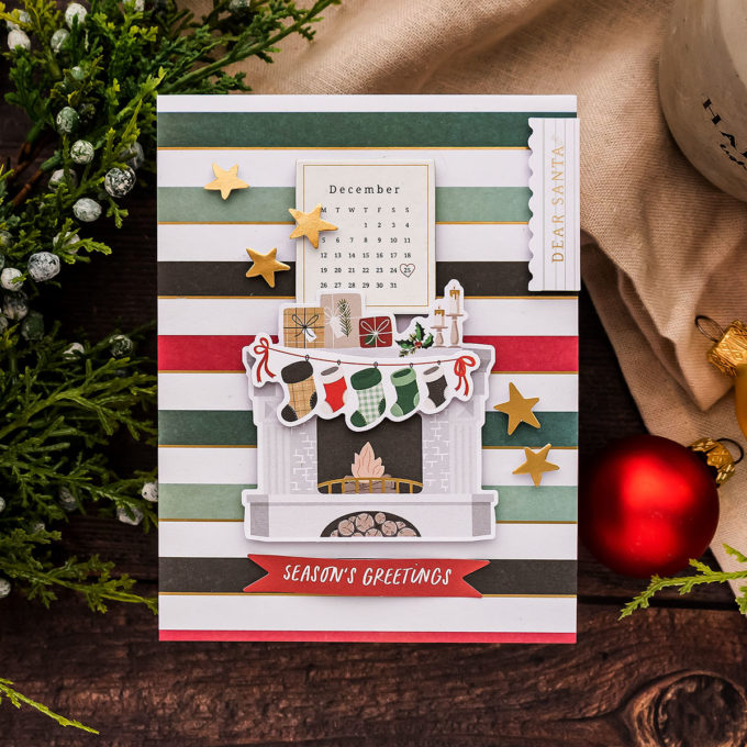 Spellbinders Limited Edition Christmas Card Kit - Santa Lane. Video - 10 Cards