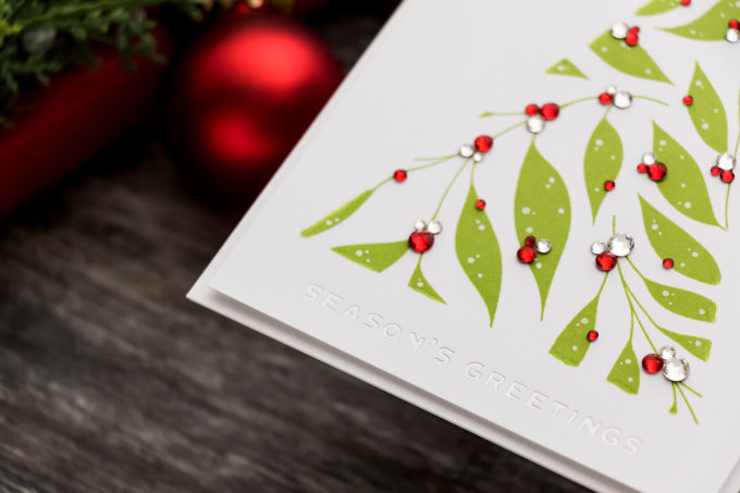 STAMPtember® Blog Party - Bold Leaves Christmas Tree