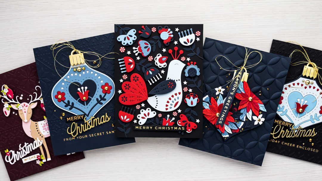 Spellbinders | Folk Art Inspired Christmas Cards with Winter Tales & Zsoka Marko. Video