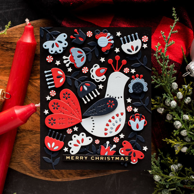 Spellbinders | Folk Art Inspired Christmas Cards with Winter Tales & Zsoka Marko. Video