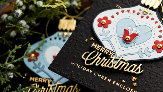 Spellbinders | Folk Art Inspired Christmas Cards with Winter Tales & Zsoka Marko. Video